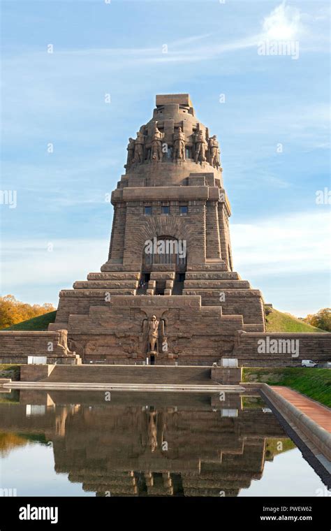 Monument To The Battle Of The Nations Is A Monument In Leipzig Germany