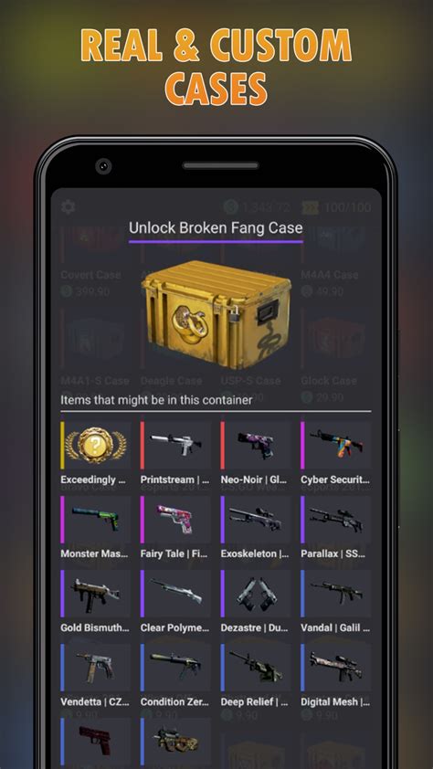 Counter Strategy CS GO Simulator Case Opening สำหรบ Android ดาวนโหลด