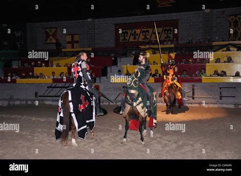 Medieval Times Dinner And Tournament Show Stock Photo Alamy