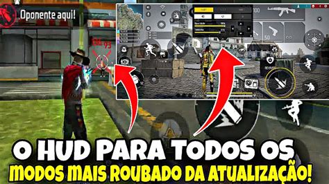 Melhor Hud Dedos Para Free Fire Movimenta O Rapido E Gelo Agachado