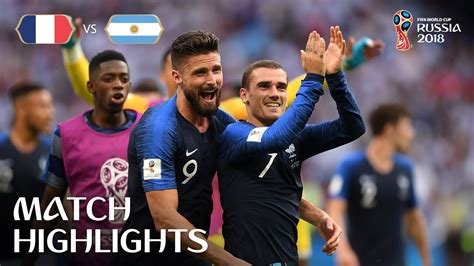 France V Argentina Fifa World Cup Match Highlights Youtube