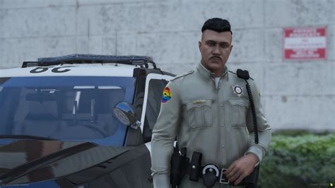 lasd pride breast cancer uniform eup fivem ready  gta  mod