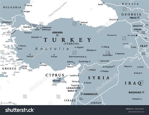 Anatolian Peninsula Map