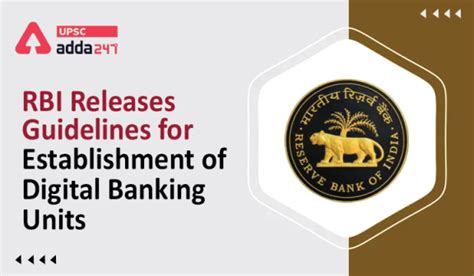 RBI Guidelines On Digital Banking Unit Norms Banking Finance News