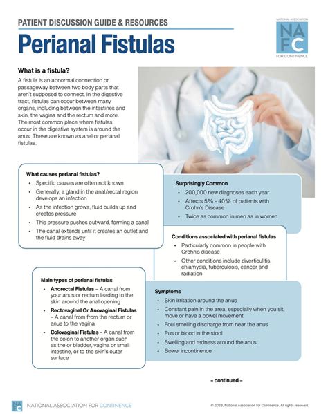 Perianal Fistula Guide - National Association For Continence