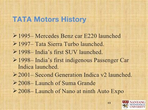 Globalization of TATA Motors