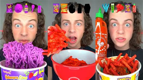 Lukedidthat Spicy Color Food Tiktok Compilation Youtube