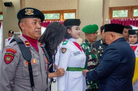 Wakil Bupati Banggai Kukuhkan Anggota Paskibraka Kabupaten Banggai