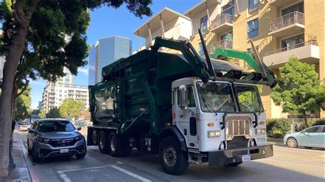 Waste Management Peterbilt 320 Amrep Front Loader YouTube