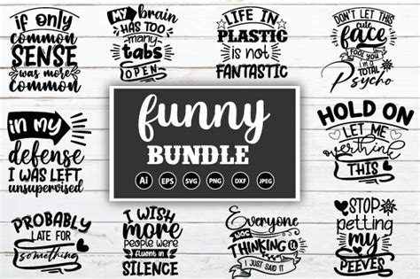 Funny Svg Bundle Funny T Shirt Bundle Graphic By Designcreator99