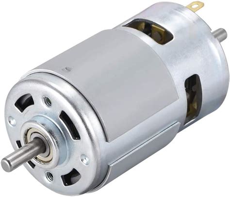 Sourcing Map DC Motor 12 V 4500 RPM Elektromotor Doppelschaft für RC