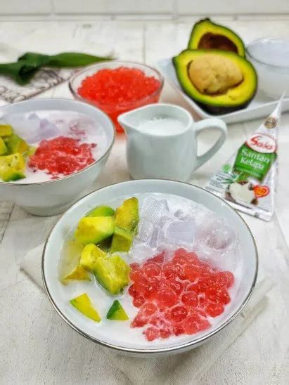 resep es alpukat mutiara