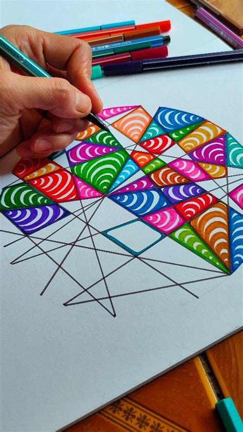 Mandalas Zentangles Doodles On Instagram Drawing Of The Day