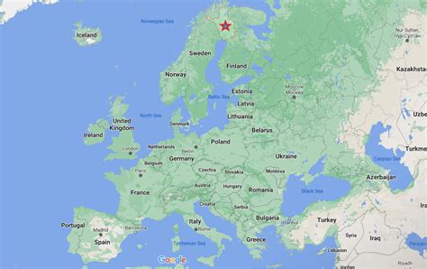 Lapland On Map Of Europe United States Map