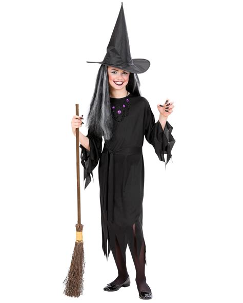 Witches Children Costume With Hat And Belt For Halloween Horror