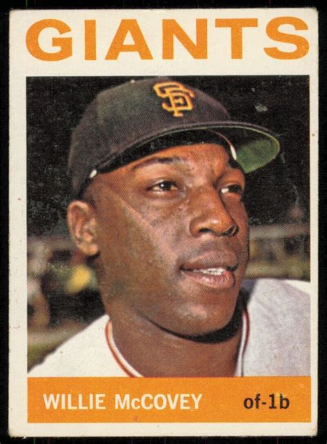 Topps Willie Mccovey San Francisco Giants Vg Ex Ebay