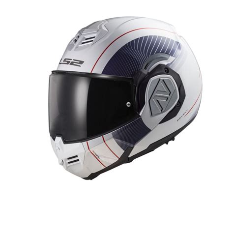 Casco Ls Ff Advant Cooper White Blue