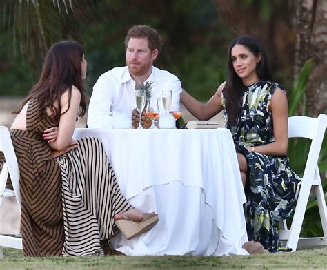 Prince Harry and Meghan Markle very much together at friend's wedding ...