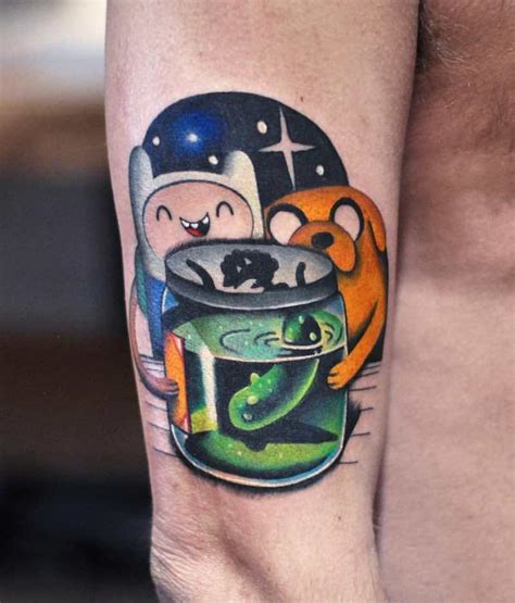 Adventure Time Tattoo By David Peyote Tattoo Insider