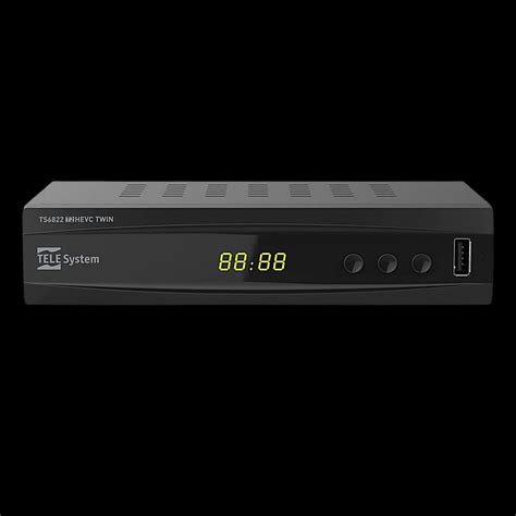 TeleSystem TS6822 Twin Decoder Digitale Terrestre ORTU Elettrodomestici