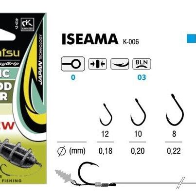 Navezani Trnki Kamatsu Method Feeder Iseama Št 6 Spletna ribiška