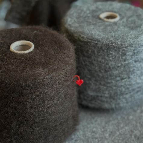 Brushed Yak Alpaca Fiber Yarn On Cone Yak Wool Natural Mongolian Yak