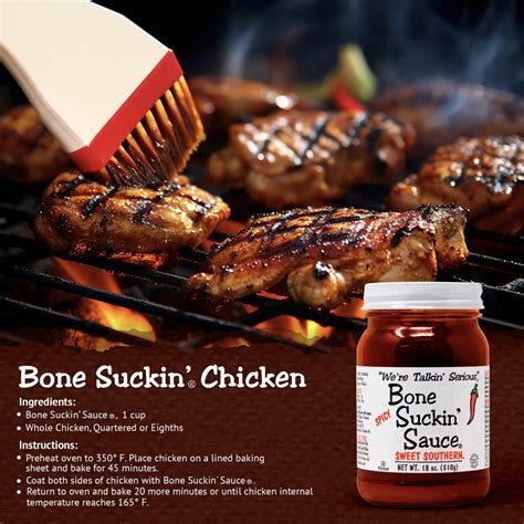 Bone Suckin Sauce® Spicy Sweet Southern® 18 Oz In Glass Bottle For Fords Gourmet Foods