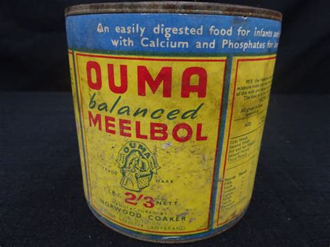 Other Kitchenalia Stunning Vintage Ouma Balanced Meelbol Tin