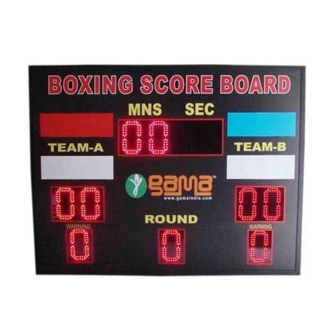 Boxing Scoreboard Shape Rectangle At Best Price In Meerut Id