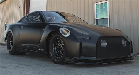 The ‘night Terror’ Is A 3 400 Hp Nissan Gt R In Drag