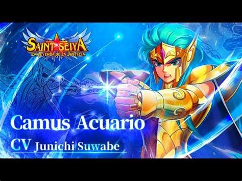 An Image Of The Character From Saint Seiya S Video Game Camus Acuario