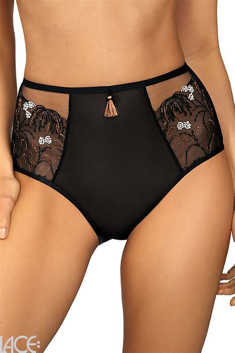 Ewa Bien Tailleslip High Leg Ewa Bien 43 BLACK Lace Lingerie Nl