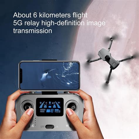 GoolRC Drone GPS plegable con cámara dual de 2 7K motor sin escobillas