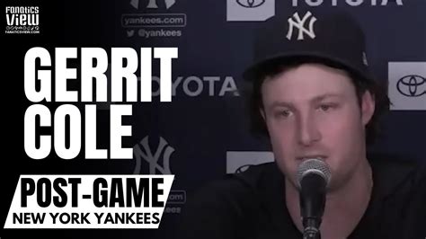 Gerrit Cole Responds To New Mlb Rules Around Sticky Substances