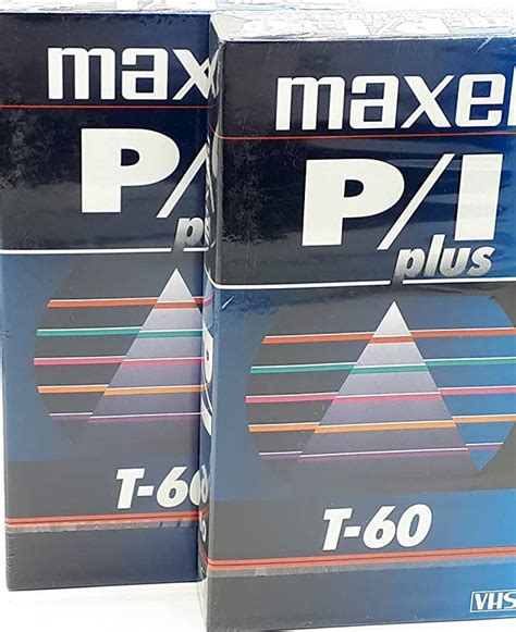 Maxell P I Plus T Vhs Tapes Set Of