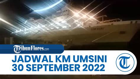 Jadwal Kapal Pelni Maumere Km Umsini Jumat September Hingga