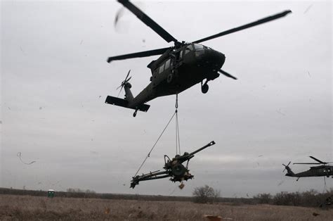 Oklahoma Army National Guard Aviators And Field Artillery Work Together