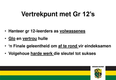 Graad 12 Oueraand Ppt Download