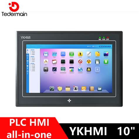 Ykhmi 10 ใหม่ล่าสุด Plc Hmi ตัวควบคุมโลจิกแบบตั้งโปรแกรมได้ครบวงจร