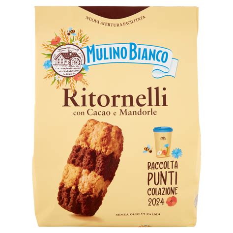 Mulino Bianco Ritornelli Biscotti Con Cacao E Mandorle G Carrefour