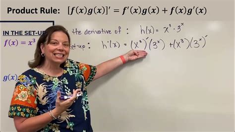 Product Rule Example 1 With Dr April Ström Youtube