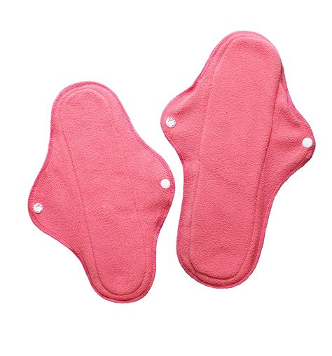 Reusable Sanitary Cloth Pads Pack Of 4 Pink