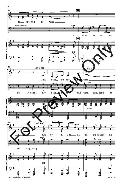 Hear The Angels Sing Satb Arr Mary Mcdon Jw Pepper Sheet Music