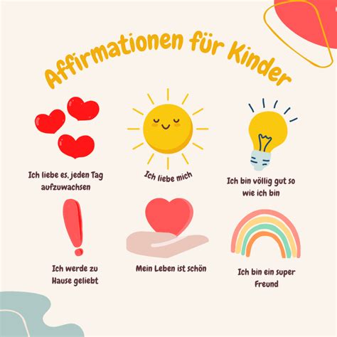 Positive Affirmationen F R Kinder Affirmationen De