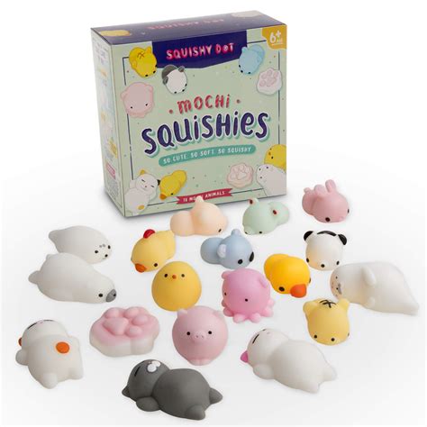 Buy Mochi Squishy Toy, Squishies Kawaii Animal, Cute Desk Accessories ...