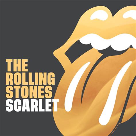 Car Tula Frontal De The Rolling Stones Scarlet Cd Single Portada