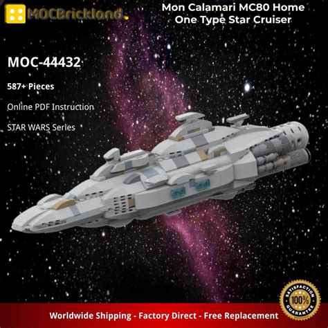 Mon Calamari Mc Home One Type Star Cruiser Star Wars Moc With