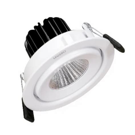 W Led Cob Downlight Opal Recessed Lrs Make Legero W Round