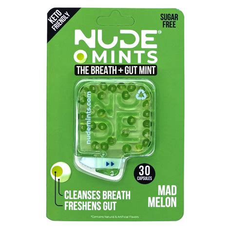 Nude Mints Dual Action Liquid Mint Capsules Mad Melon Packs Flip App