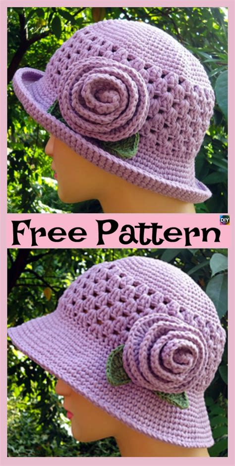 Most Beautiful Crochet Sun Hat Free Patterns Diy Ever